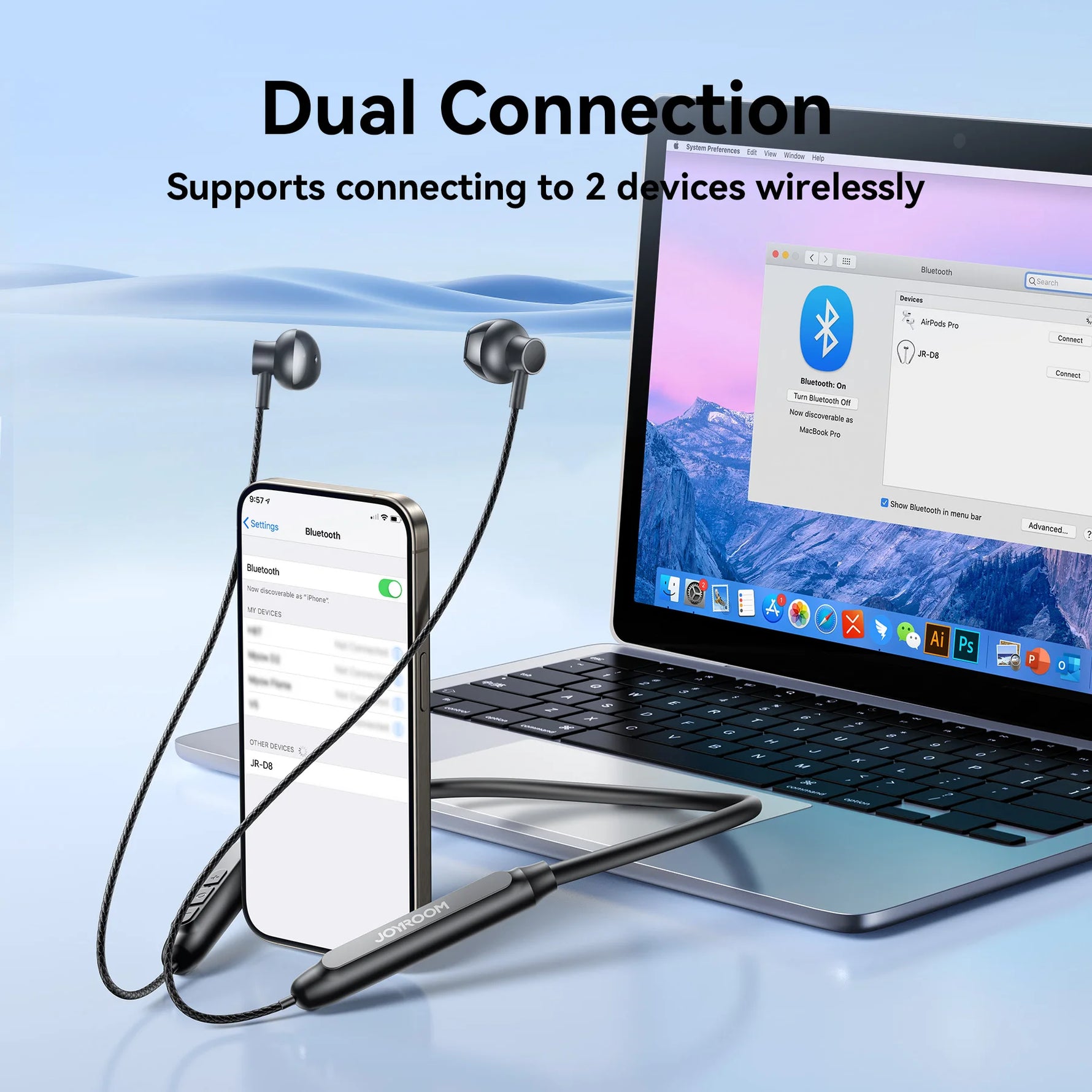 Joyroom Bluetooth 5.4 Neckband Sport Earbuds