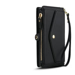 Crossbody Magnetic Leather Wallet Case for Samsung Galaxy S25 Series