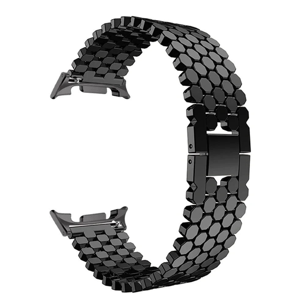 Luxury Hexagonal Link Jewelry Strap for Samsung Galaxy Watch 8 & 8 Classic