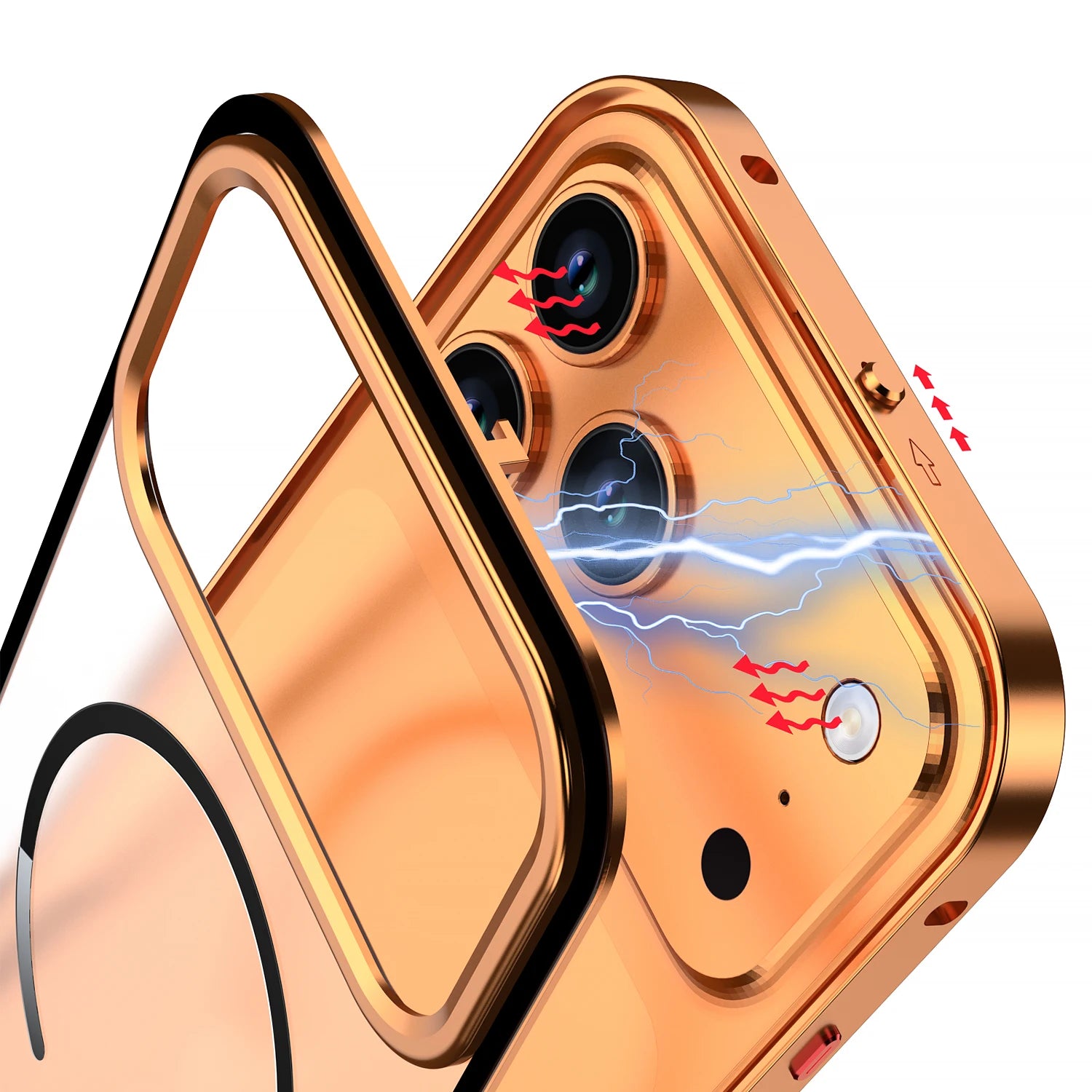 Slim Metal Frame MagSafe Case for iPhone 17 Series