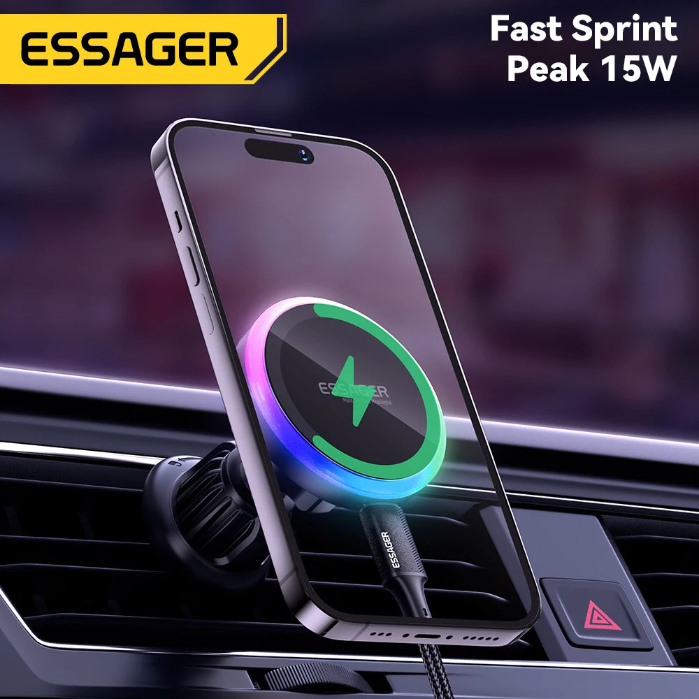 Essager 15W Magnetic Wireless Car Charger