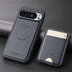 Google Pixel 9 Series PU Leather Magnetic Case with RFID Card Holder