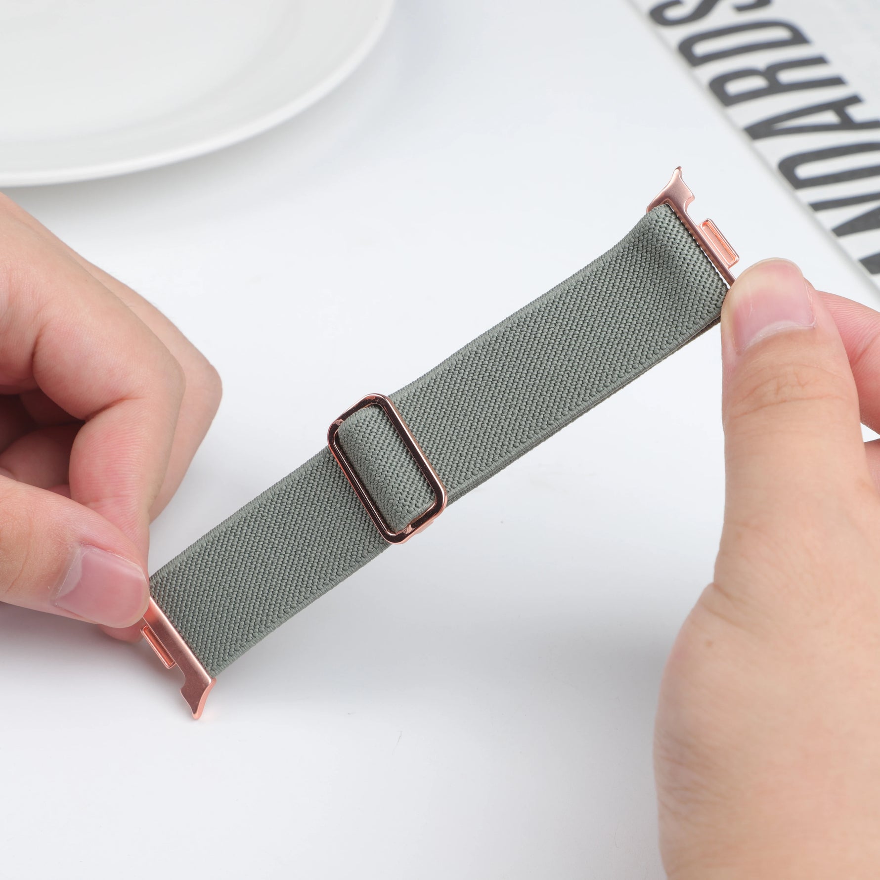 Comfortable Nylon Scrunchie Watch Band for Samsung Galaxy Watch 8 & Galaxy Watch 8 Classic
