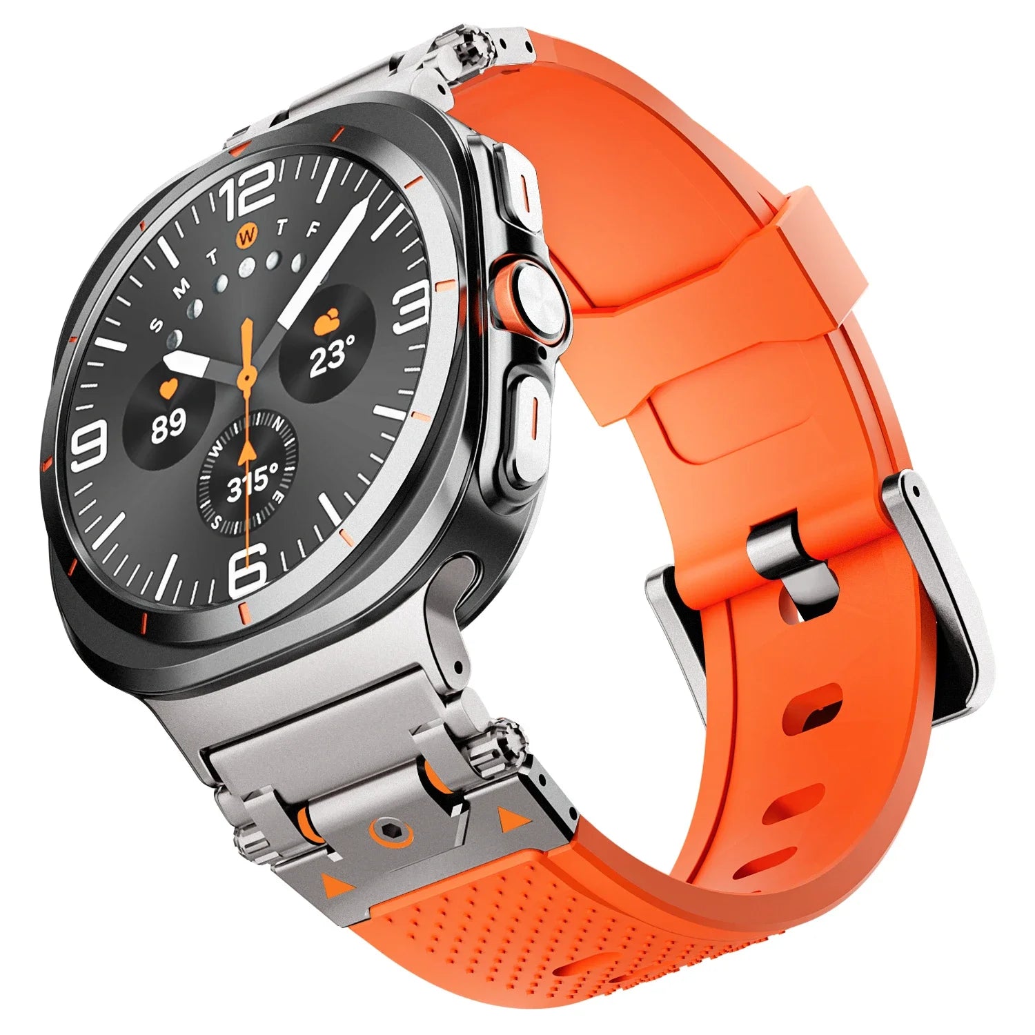 Rugged TPU Silicone Band for Samsung Galaxy Watch Ultra