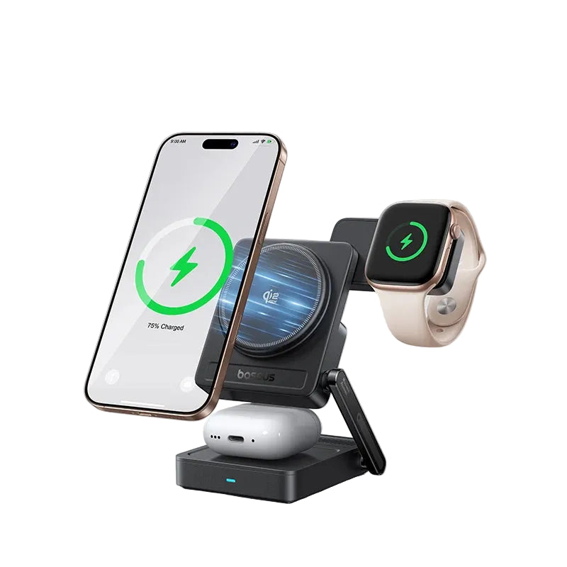 Baseus PicoGo AF21 Multi-Device 3-in-1 25W Magnetic Wireless Charger