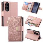 Leather Flip Wallet Case with Adjustable Kickstand for Samsung Galaxy Z Fold 8