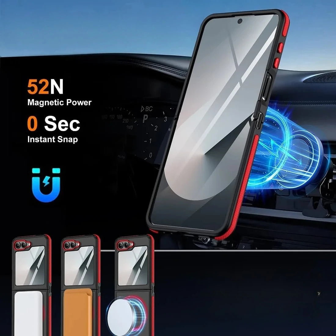 Samsung Galaxy Z Flip 5 Magnetic Matte Armor Case