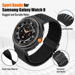Parachute Braided Nylon Band for Samsung Galaxy Watch 8 & Galaxy Watch 8 Classic