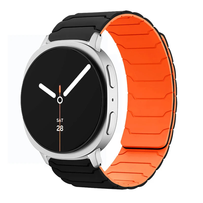 Sport Silicone Band with Magnetic Clasp for Samsung Galaxy Watch 8 / Galaxy Watch 8 Classic