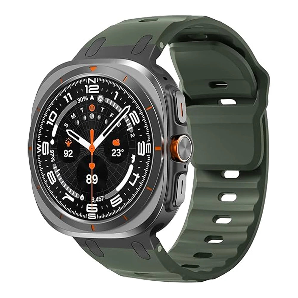 Stainless Steel + Silicone Band for Samsung Galaxy Watch Ultra