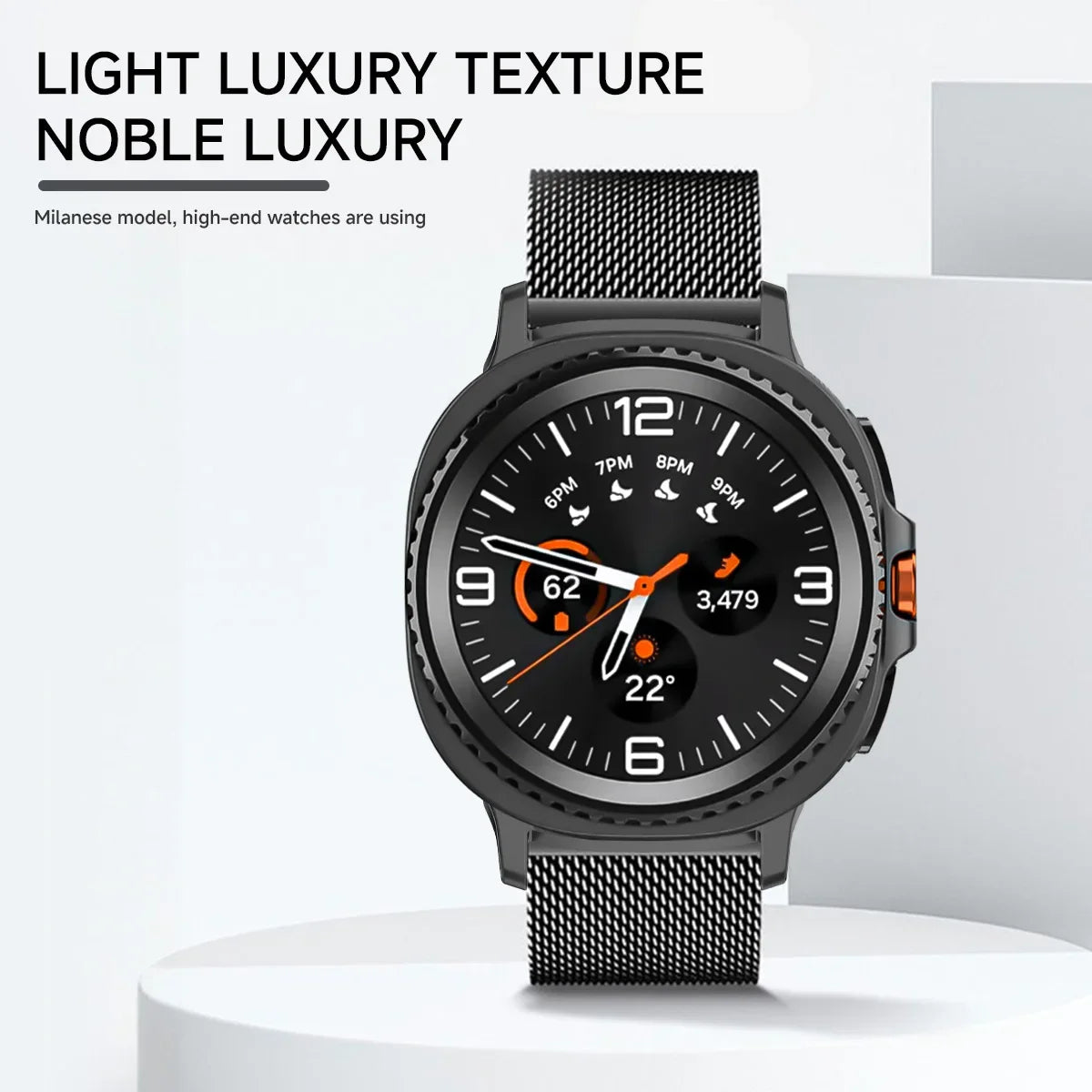 Stainless Steel Milanese Loop Strap for Samsung Galaxy Watch 8 & Galaxy Watch 8 Classic