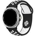 Dual Color Soft Silicone Sport Band for Samsung Galaxy Watch 8 & Galaxy Watch 8 Classic