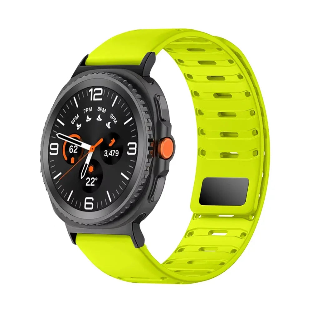 Breathable Magnetic Silicone Strap for Samsung Galaxy Watch 8 / Galaxy Watch 8 Classic