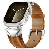 Leather Band with Natural Patina for Apple Watch