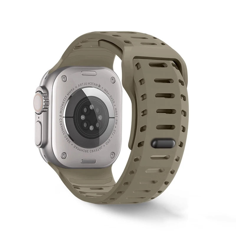 Breathable Silicone Sport Strap for Apple Watch
