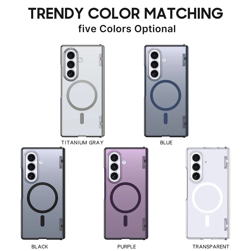 Shockproof Hinge Protection Case with Automatic Rebound for Samsung Galaxy Z Fold 7
