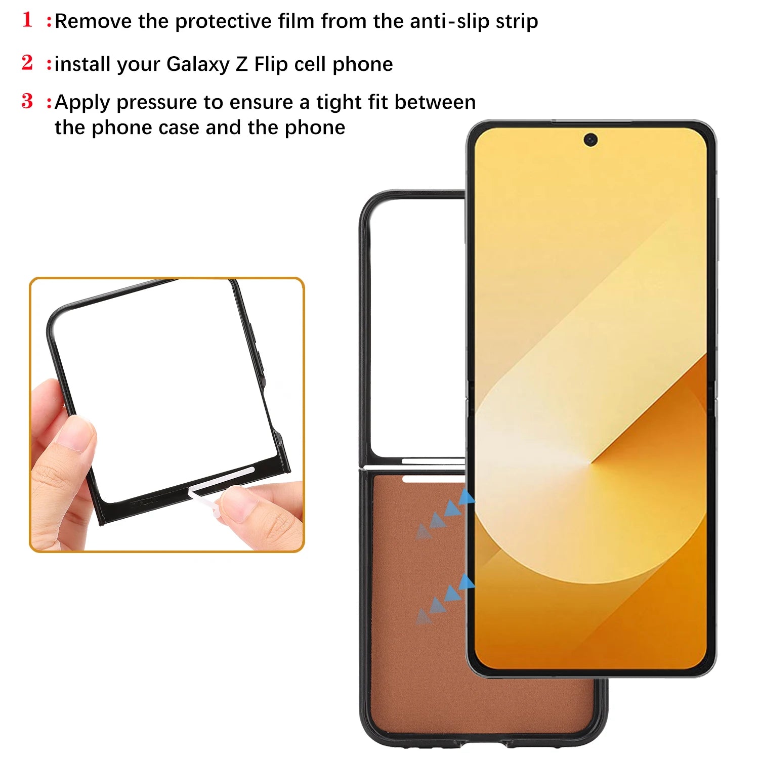 Luxury Business Edition Leather Magnetic Case for Samsung Galaxy Z Flip 7