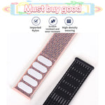 Breathable Nylon Weave Watchband with Hook-and-Loop Closure for Samsung Galaxy Watch Ultra 2