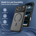 Matte Anti-Fingerprint MagSafe Case with Drop Protection for iPhone 18 Series