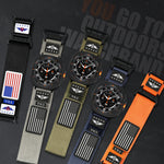 Woven Nylon Watch Strap with Metal Slide Buckle for Samsung Galaxy Watch 9