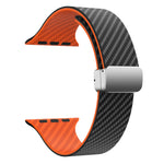Carbon Fiber Pattern Magnetic Strap for Apple Watch