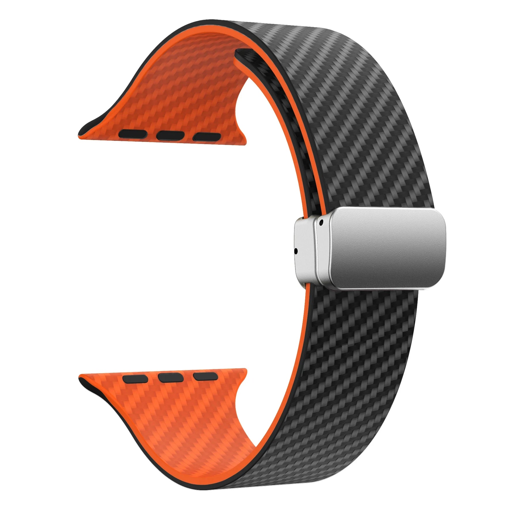 Carbon Fiber Pattern Magnetic Strap for Apple Watch