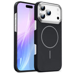 Durable Silicone PC Frame MagSafe Case for iPhone 17 Series