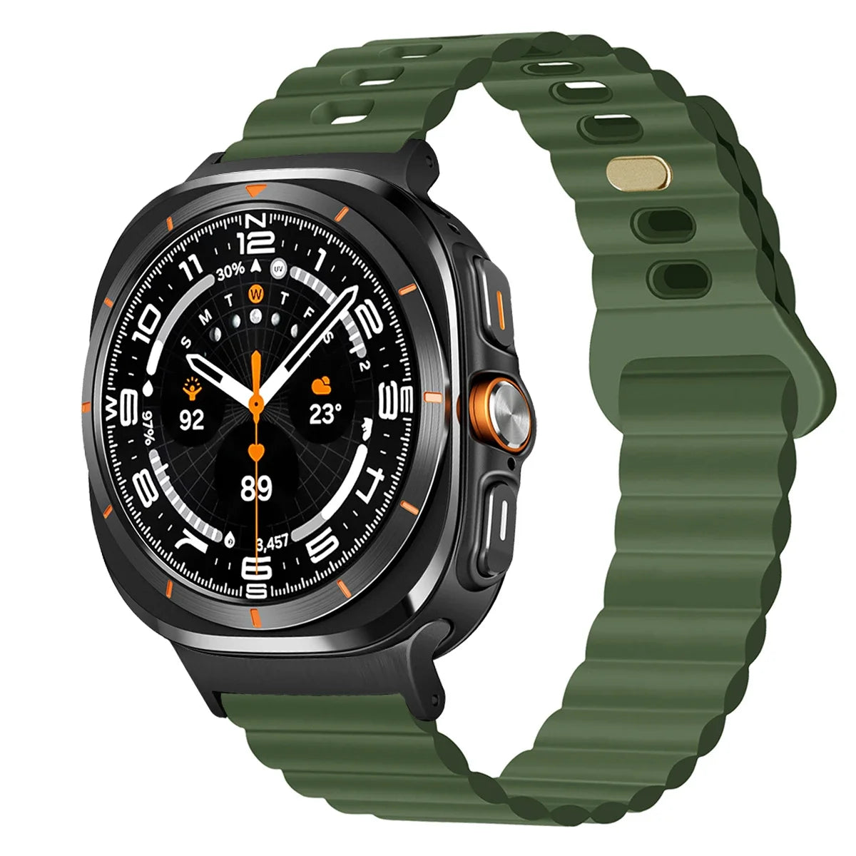 Durable No Gaps Silicone Sport Band for Samsung Galaxy Watch Ultra