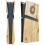 Wood Grain Design Faceplate for PlayStation 5 Pro Digital Edition