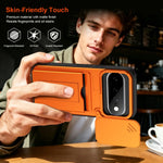 Matte Sliding Lens Protection Case with Fold-Out Kickstand for Google Pixel 11 Series