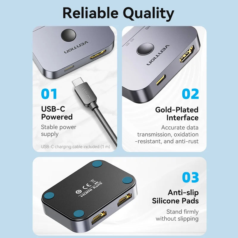 Vention 8K HDMI 2.1 Switcher