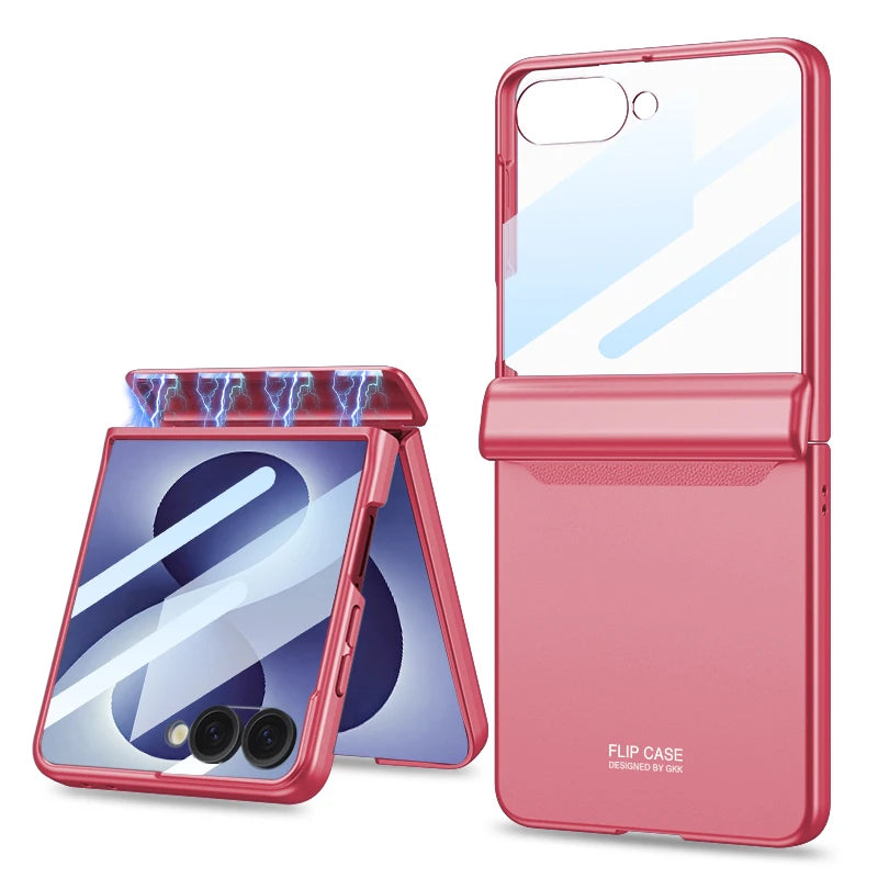 Premium Protective Case with Outer Screen Cover for Samsung Galaxy Z Flip 8