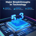 Joyroom Bluetooth 5.3 Car Adapter with Enhanced Dual Mic ENC Noise Cancellation