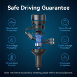 Vention 60W PD Fast Charging Retractable Car Chargerc