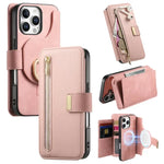 Textured Leather Detachable Wallet Case for iPhone 13 Series