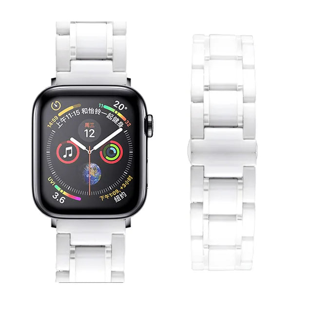 Fashion Ceramic Metal Wristband for Apple Watch