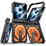Heavy-Duty Magnetic Case with Kickstand for Samsung Galaxy Z Flip 8