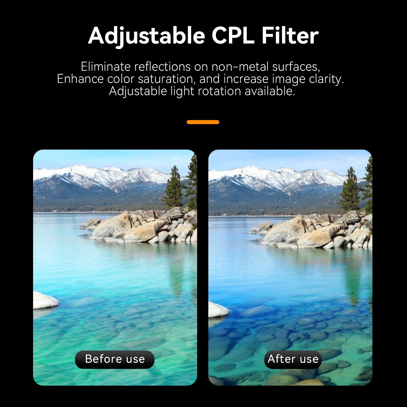 TELESIN Lens Filter Set for DJI Osmo Pocket 3 - Enhance Your Footage
