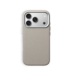 Luxury Lychee Texture PU Leather Case with Alloy Lens Frame for iPhone 17 Series