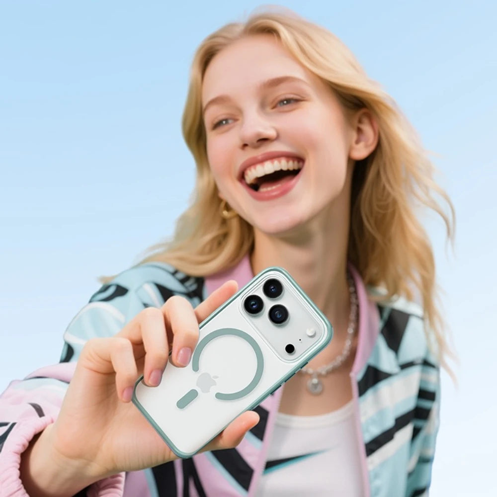 Crystal Armor Anti-Yellowing MagSafe Clear Case for iPhone 17 Series