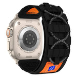 Adjustable Nylon Sports Band with Hook-and-Loop Closure for Apple Watch