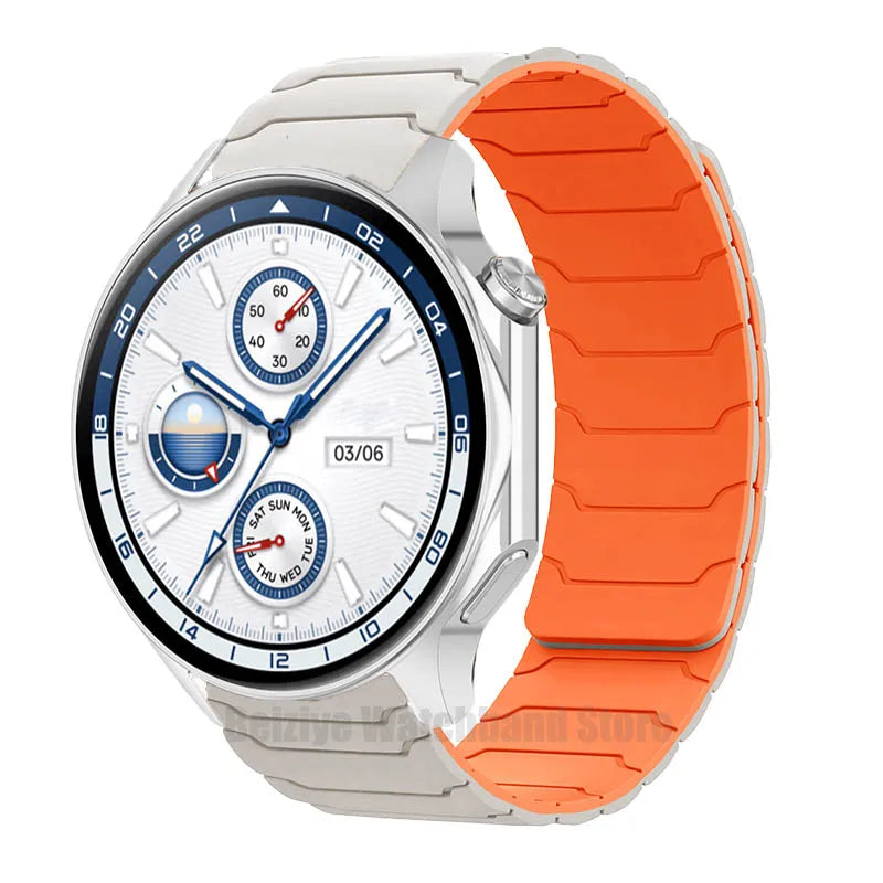 Soft Silica Gel Magnetic Strap for OPPO Watch X2