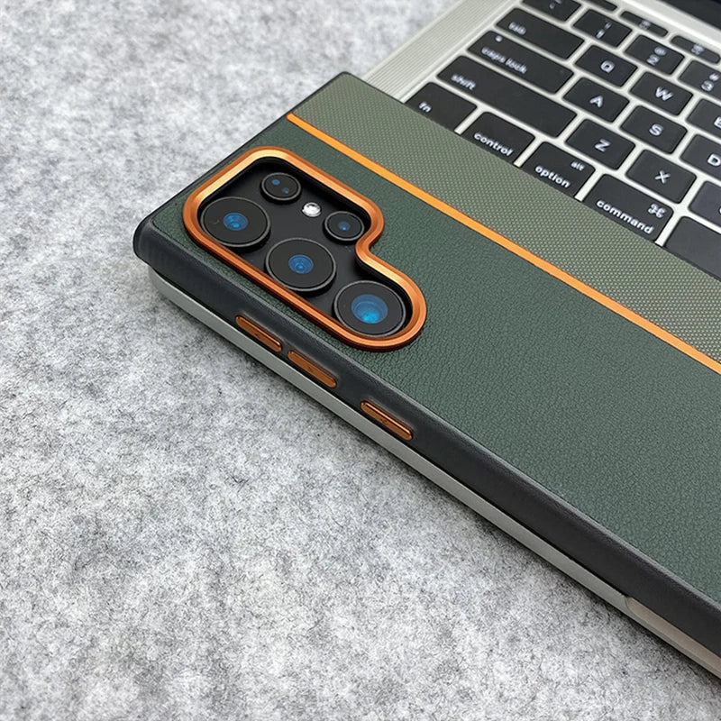 Hybrid Dual-Tone Magnetic Case for Samsung Galaxy S25 Ultra