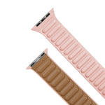Magnetic Leather Link Band for Apple Watch