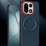 OnePlus 15 Woven Textile & Leather Executive Magnetic Case