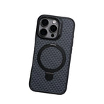 Creative Frosted MagSafe Case with Metal Kickstand for iPhone 16 Series