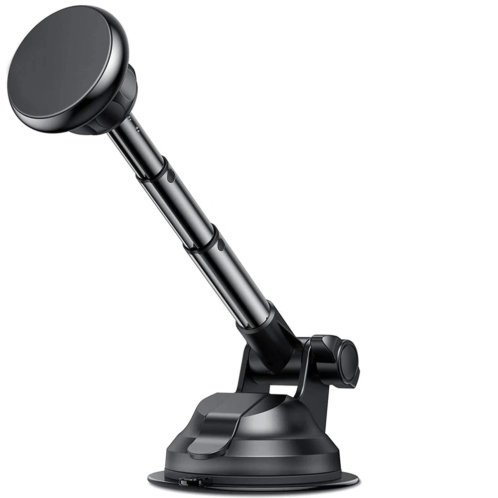 360° Adjustable Magnetic Car Phone Stand with Suction Base