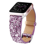 Luxury Shiny Glitter Leather Strap for Apple Watch