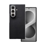 Aramid Fiber Textured Magnetic Case with Raised Camera Protection Ring for Samsung Galaxy Z Fold 8 Ultra