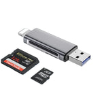 Fonken 2-in-1 Micro SD/TF Card Reader